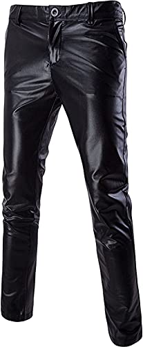 Faux Leather Black Pants