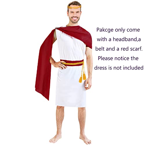 Roman Greek Toga Accessory Set - Wreath Shawl Belt