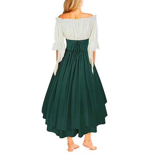 Renaissance Skirt and Off Shoulder Shirt Set
