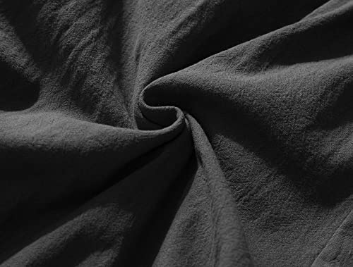 mogenda Men's Medieval Pirate Cosplay Pants (Black)