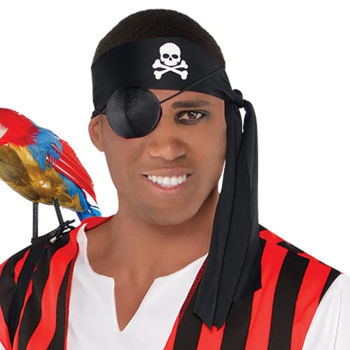 Pirate Costume - Adult Plus Size, Black, 1 Pc