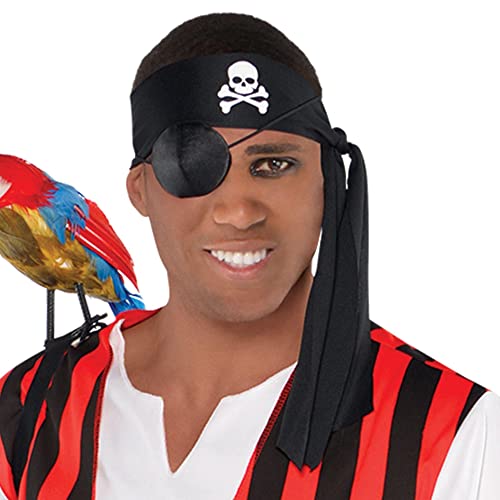 Pirate Costume - Adult Plus Size, Black, 1 Pc