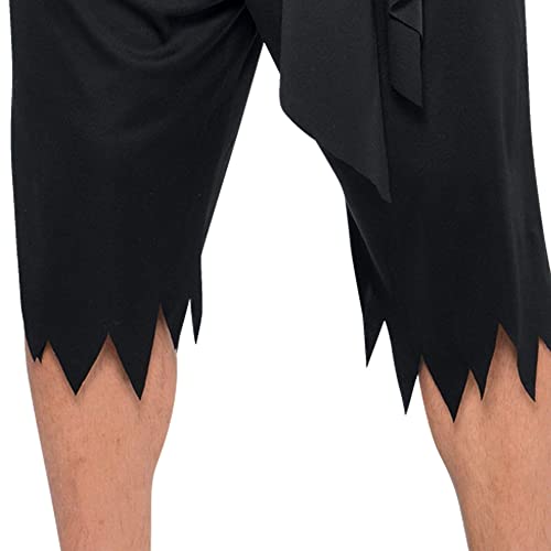 Pirate Costume - Adult Plus Size, Black, 1 Pc