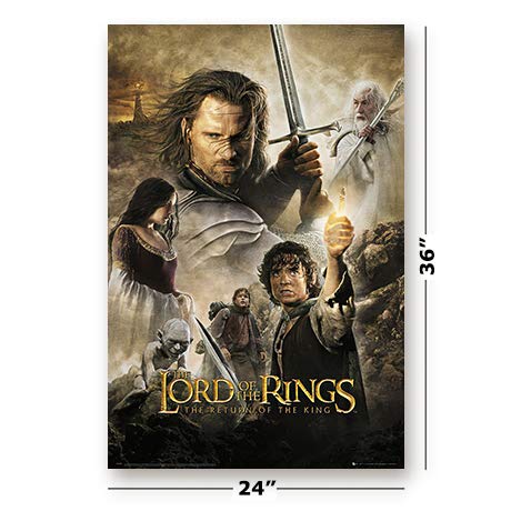 The Lord of the Rings Return King Movie Poster
