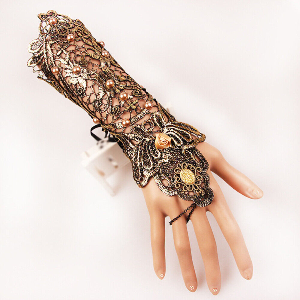 Victorian Lace Wristband Fingerless Glove