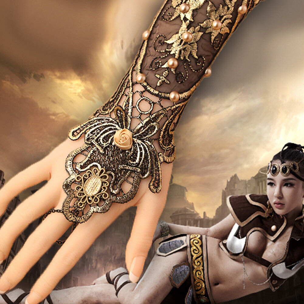 Victorian Lace Wristband Fingerless Glove