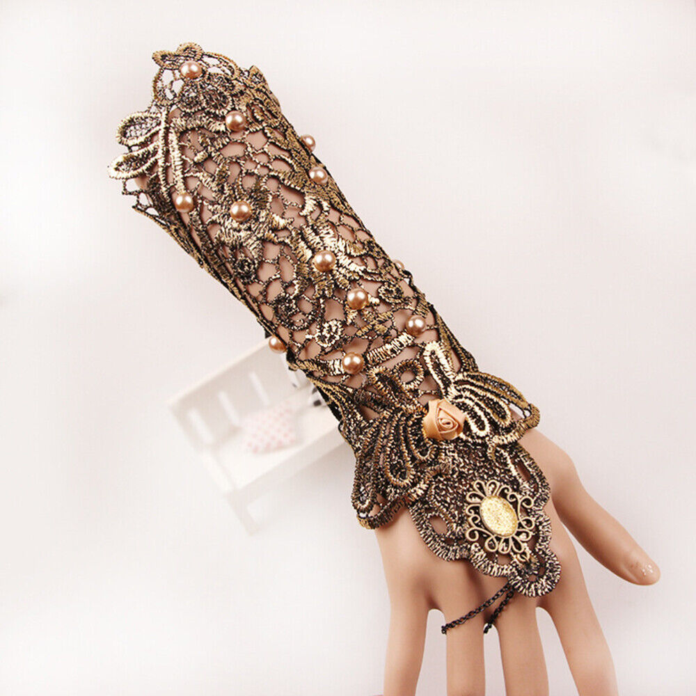 Victorian Lace Wristband Fingerless Glove