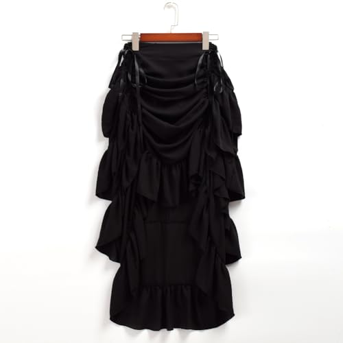 GRACEART Victorian Steampunk Skirt - Black XL