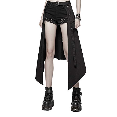Black Punk Rave Daily Half Skirt