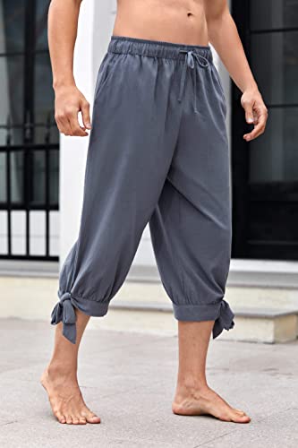 Men's Pirate Banded Pants for Renaissance Costume