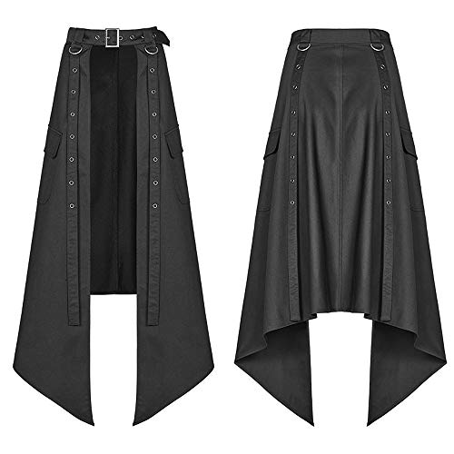 Black Punk Rave Daily Half Skirt