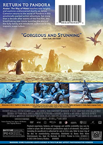 Avatar: The Way of Water (Multiple Formats Available)