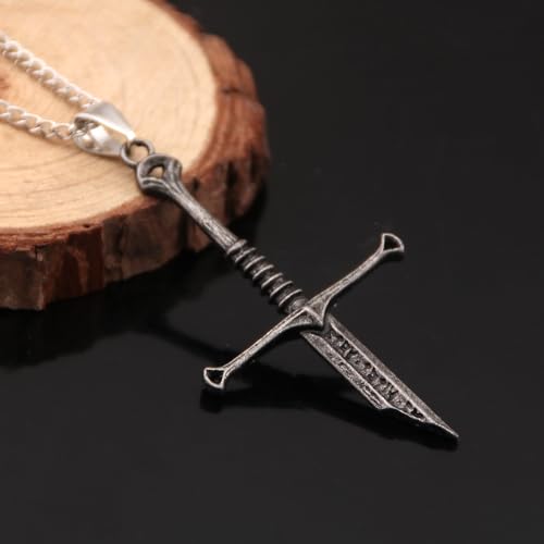 Narsil Sword Necklace - LOTR - Gothic Cosplay