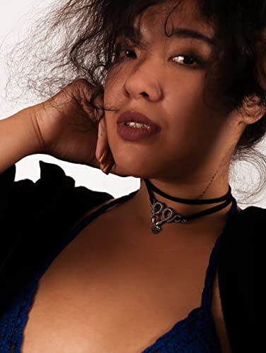 Sacina Gothic Snake Choker Necklace, Medusa Goth Jewelry