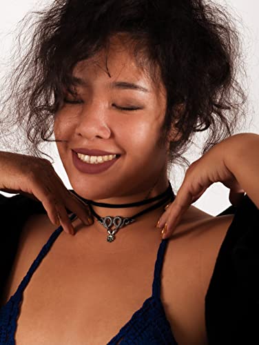 Sacina Gothic Snake Choker Necklace, Medusa Goth Jewelry