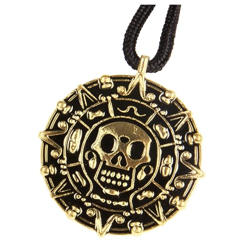 Pirates of the Caribbean Inspired Skull Coin Necklace