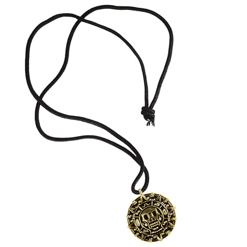 Pirates of the Caribbean Inspired Skull Coin Necklace