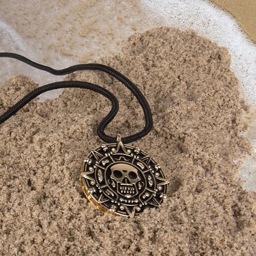 Pirates of the Caribbean Inspired Skull Coin Necklace