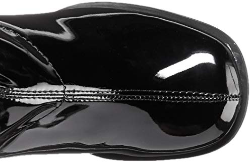 Black Patent Knee High Boots, Cat Woman