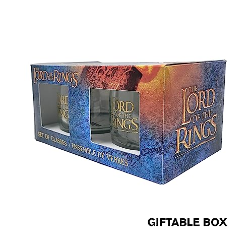 Fellowship of The Ring Whiskey Glasses Set 10 Oz