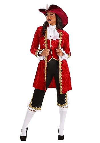 Women's Captain Hook Pirate Costume for Halloween & Cosplay