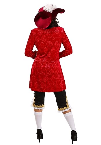 Women's Captain Hook Pirate Costume for Halloween & Cosplay
