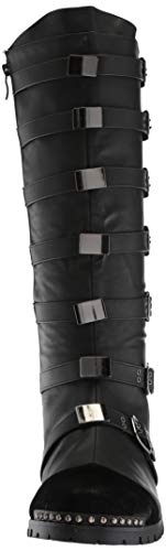 Ellie Shoes Men's Punk Combat Boot, Brown