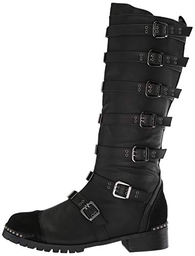 Ellie Shoes Men's Punk Combat Boot, Brown