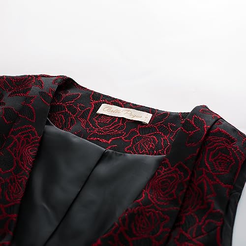 Belle Poque Jacquard Racerback Waistcoat for Goddess Wear