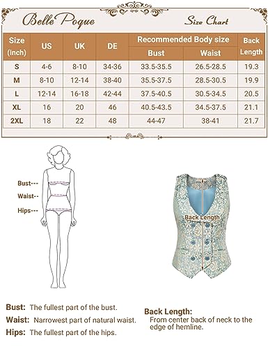 Belle Poque Jacquard Racerback Waistcoat for Goddess Wear