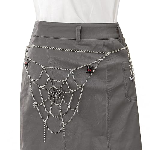 Spider Web Pants Chain for Gothic Goddess Style