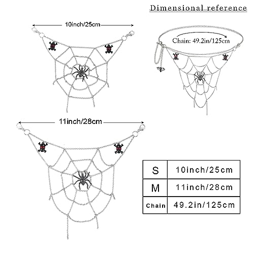 Spider Web Pants Chain for Gothic Goddess Style