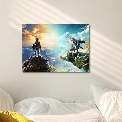 Legend of Zelda Breath of The Wild Poster - Anime Wall Art for Fantasy Decor