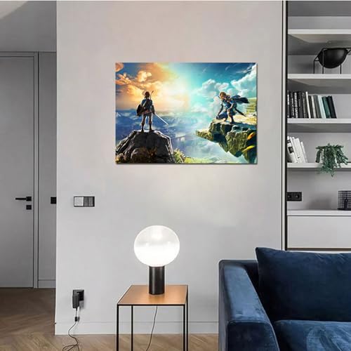 Legend of Zelda Breath of The Wild Poster - Anime Wall Art for Fantasy Decor