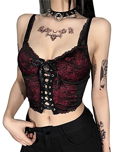 Gothic Vintage Corset Tank Top  