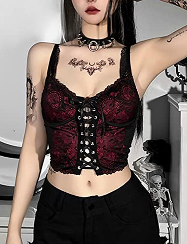 Gothic Vintage Corset Tank Top  
