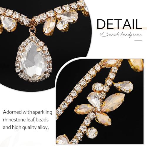 Goddess Gold Crown Tiaras for Women