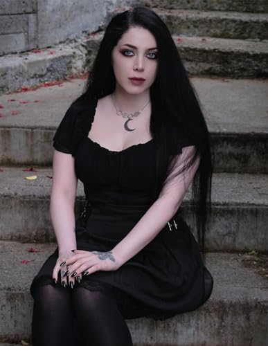 Black Ruffle Sleeved Top for Women