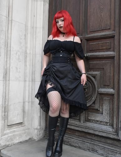 Black Ruffle Sleeved Top for Women