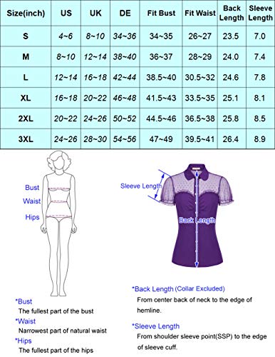 Goddess Style Polka Dot Sheer Top Size M