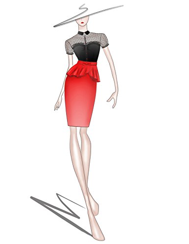 Goddess Style Polka Dot Sheer Top Size M