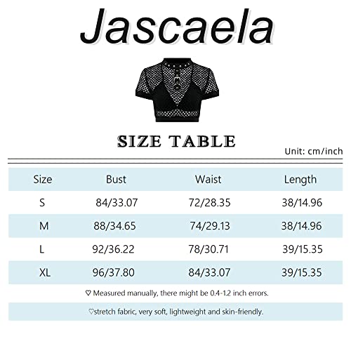 Women's Fishnet Buckle Crop Top 