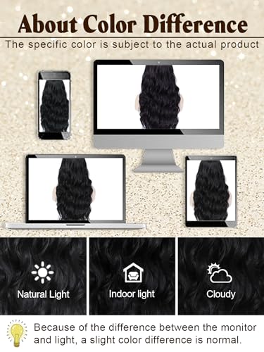 Arwin Black Wavy Long Wig 