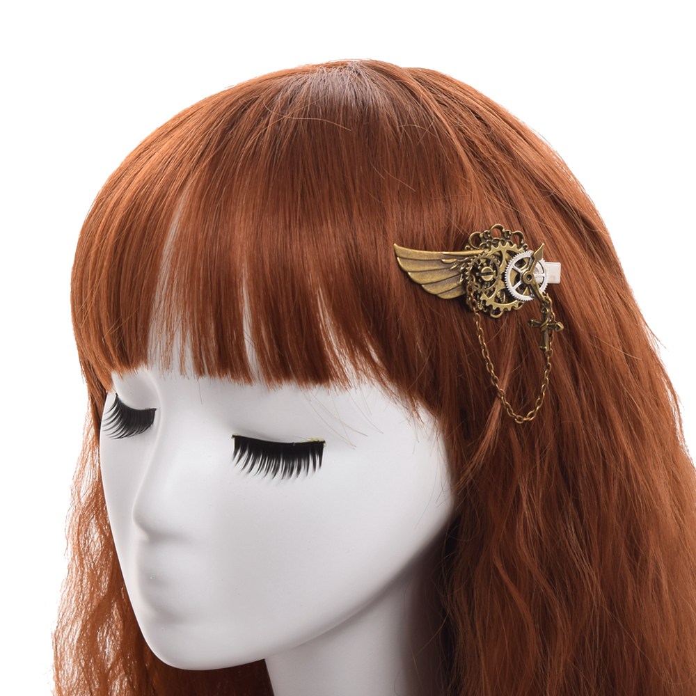 Steampunk Gear Hair Clips for Women and Girls