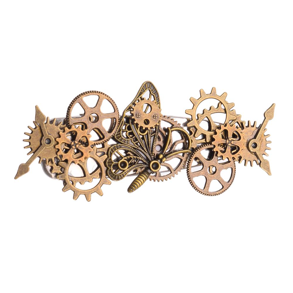 Steampunk Gear Hair Clips for Women and Girls