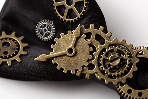 Steampunk Gears Bowtie for Retro Costume Style