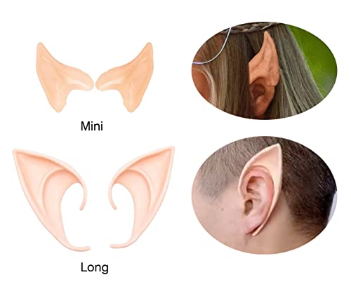 Fairy Rhinestone Circlet Crown with Elf Ears