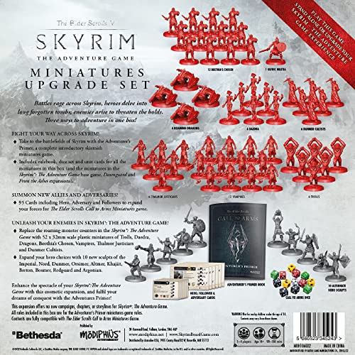 Skyrim Adventure Miniatures Upgrade Set for Strategy Board Game