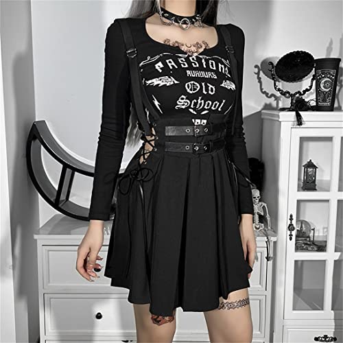TOMETO STAR Gothic Punk Mini Pleated Skirt