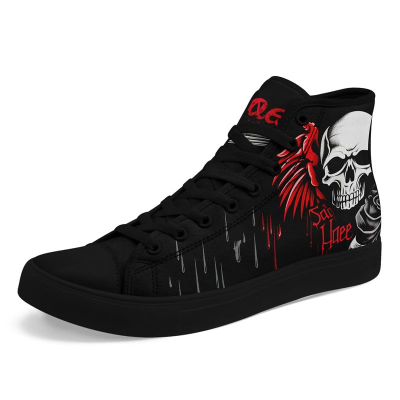 Skulls High Top Gothic Sneakers for Men/Women
